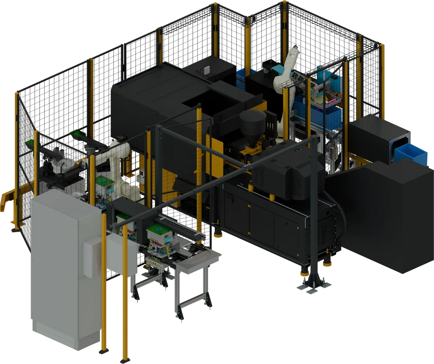 Handlingsystem, CAD-Rendering, Isometrie