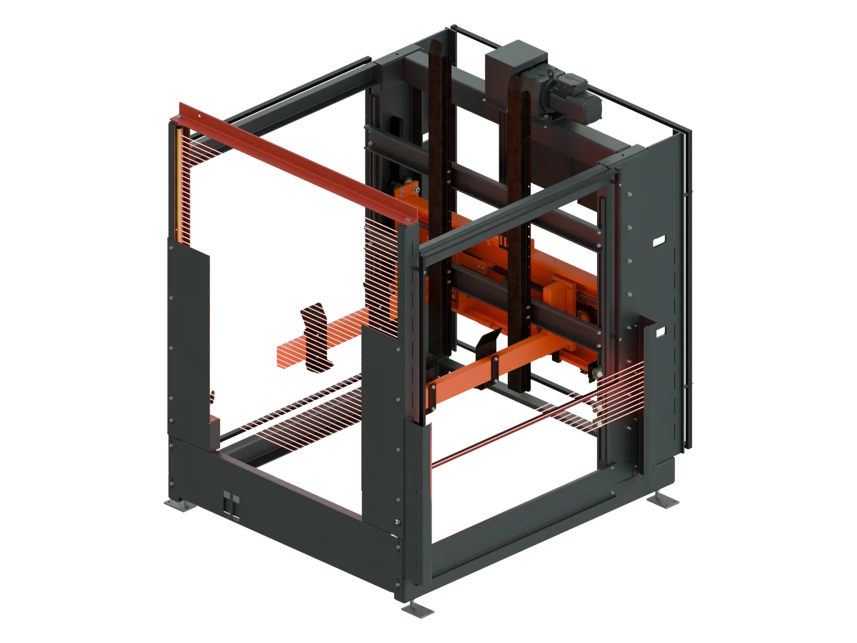 Palettenmagazin, CAD-Rendering