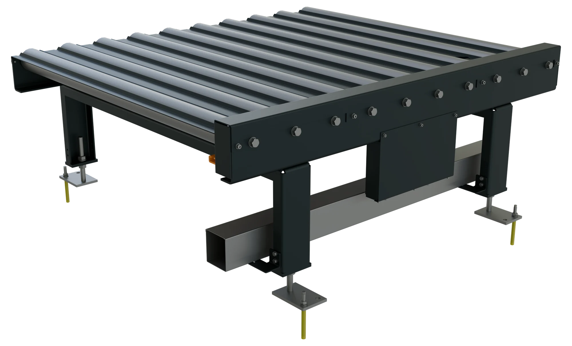 Rollenförderer, CAD-Rendering, Ansicht von vorn