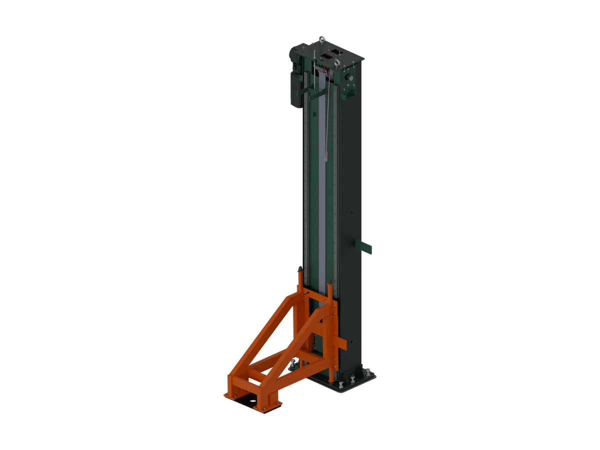 Vertikalförderer, CAD-Rendering